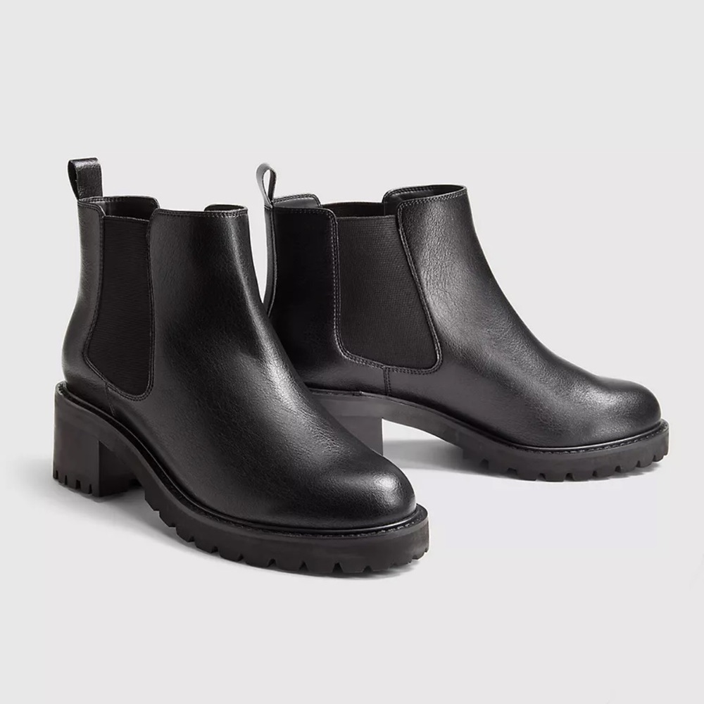 NWT Black Dream Cloud Chelsea Boot Lane Bryant size 8W